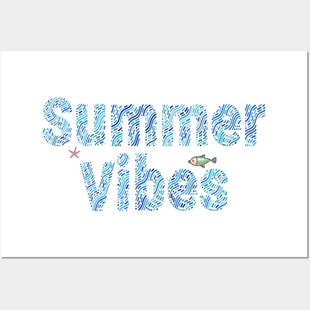 Summer Vibes Wall Art by Miozoto_Design